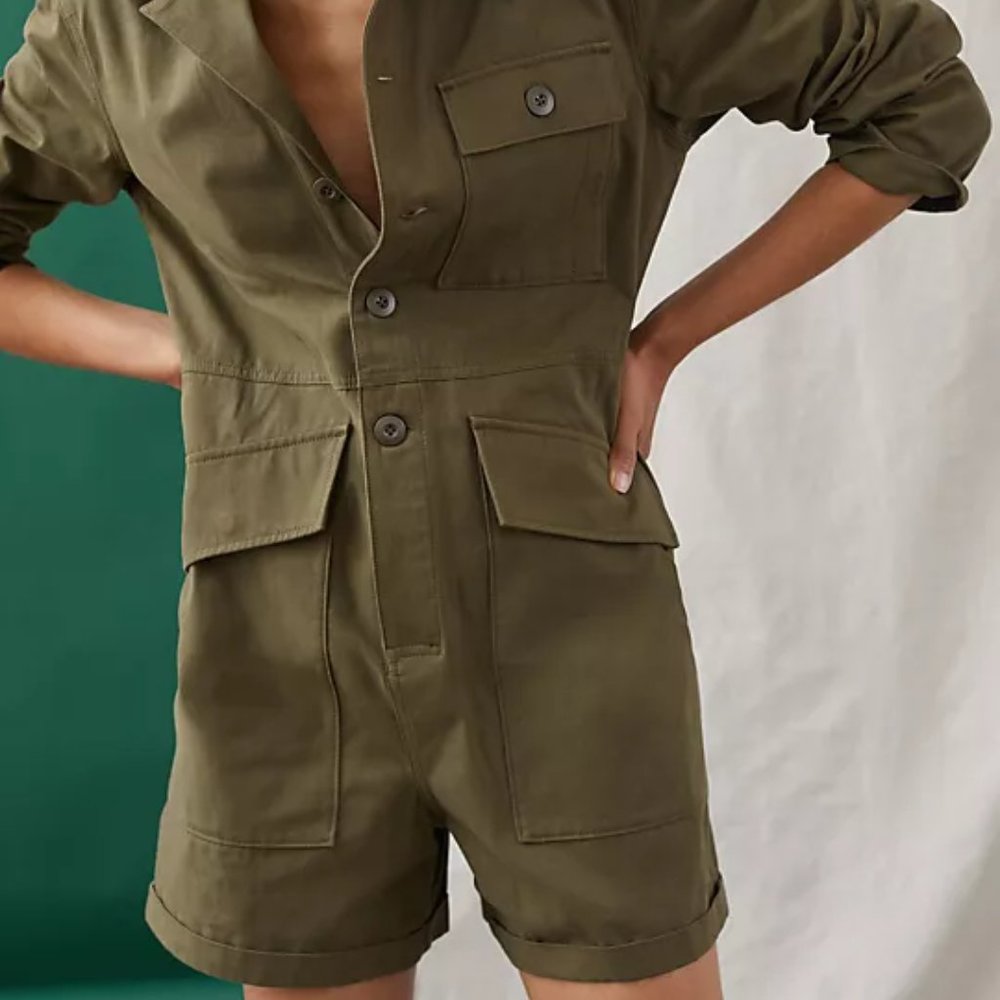 Mare Mare Olive Utility Romper